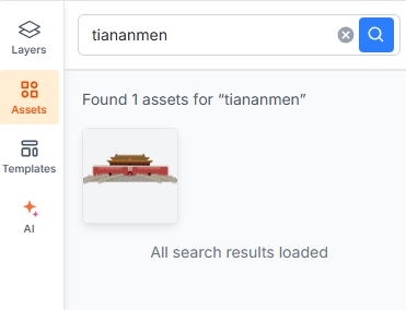 Step 9: Find good image assets on the asset panel